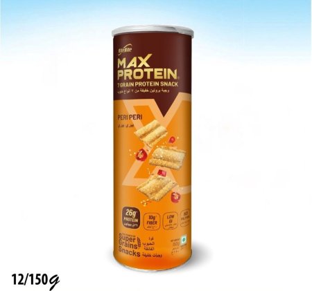 شيبس ماكس بنكهة الفلفل الحار 26% بروتين غني بالألياف بدون زيت النخيل 150 غم