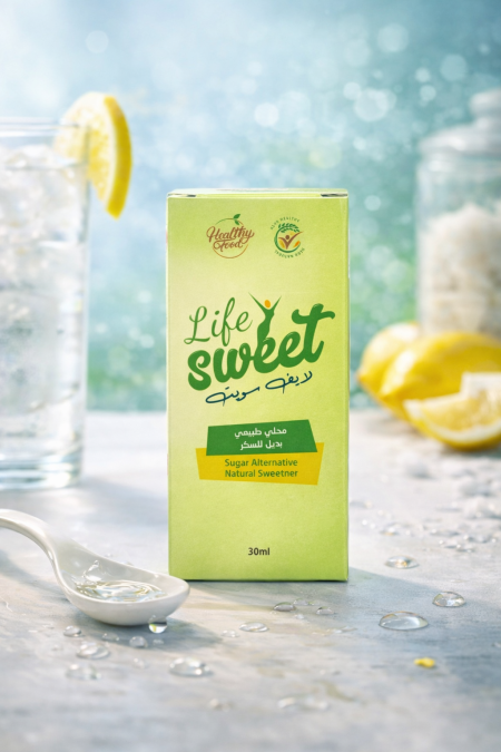 محلي نقط خالي من السكر والسعرات الحرارية لايف سويت 30مل (Drops)