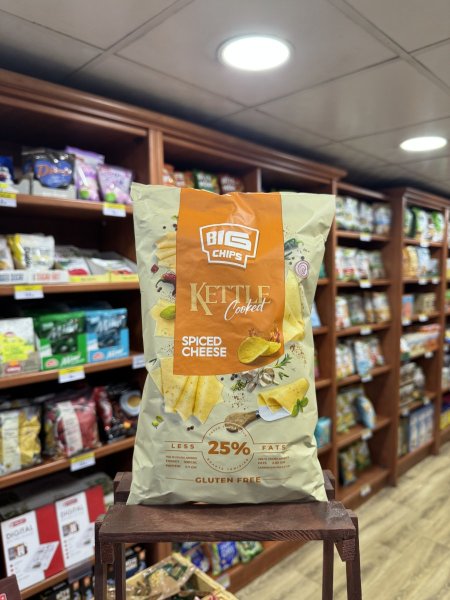 رقائق البطاطس الكبيرة بنكهة الجبنة خالية من الجلوتين 100جرام