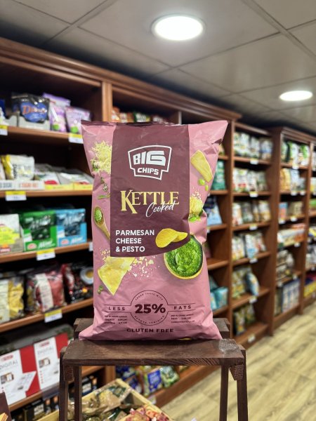 رقائق البطاطس الكبيرة بنكهة الجبنة الفرنسية خالية من الجلوتين 100جرام