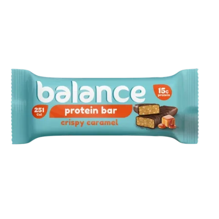 بروتين بار Balance على بالبروتين 15غم بروتين وزن 70غم بنكهة الكراميل