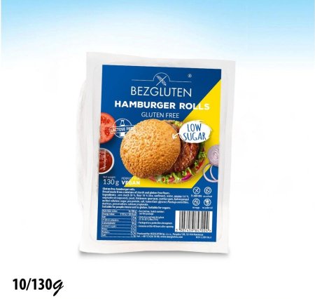 خبز البرجر الخالي من الجلوتين واللاكتوز 130 غم