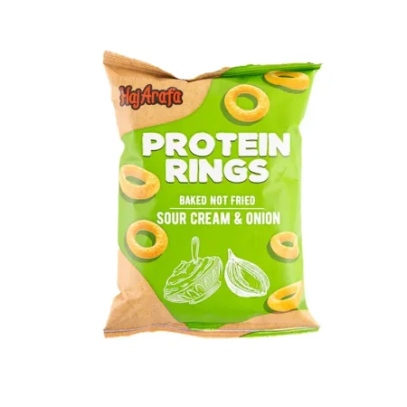 بروتين شيبس رينجز بالبصل 60غم