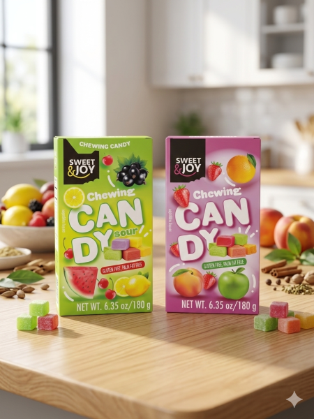 حلوى مضغ (Chewing Candy) بدون جلوتين