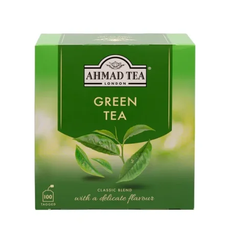 شاي أخضر 100 مغلف من أحمد تي Ahmad Tea