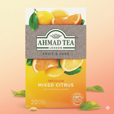 شاي أعشاب طبيعية حامض ممزوج Ahmad Tea