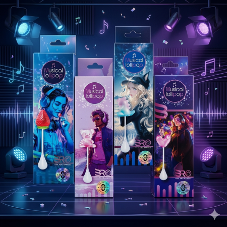 المصاص الغنائي Musical Lolipop بدون سكر