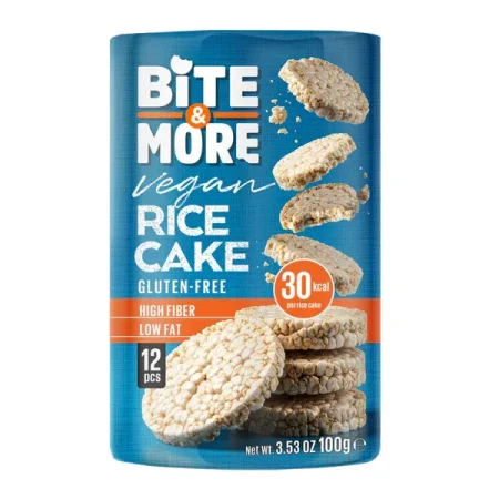 رايس كيك Bite & More بدون سكر وبدون جلوتين 120غم