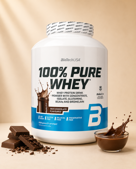 بروتين Pure Whey 100% بنكهة الشوكولاتة 2000جم BiotechUSA