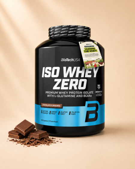 بروتين مصل اللبن المعزول Iso Whey Zero بنكهة الشوكولاتة من BioTechUSA 1816 جم
