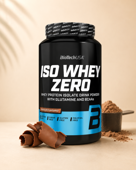 بروتين مصل اللبن المعزول Iso Whey Zero بنكهة الشوكولاتة من BioTechUSA