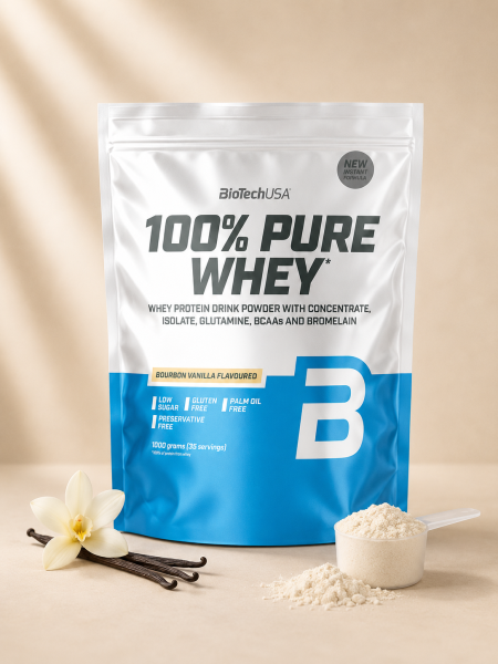 بروتين Pure Whey 100% بنكهة الفانيلا 1000جم BiotechUSA