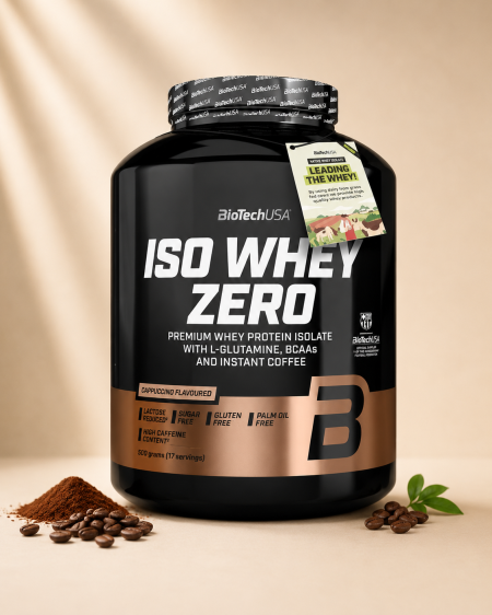 بروتين مصل اللبن المعزول Iso Whey Zero بنكهة اللاتيه من BioTechUSA 1816 جم