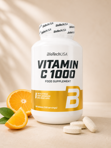 فيتامين سي "VITAMIN C 1000" من BioTechUSA.