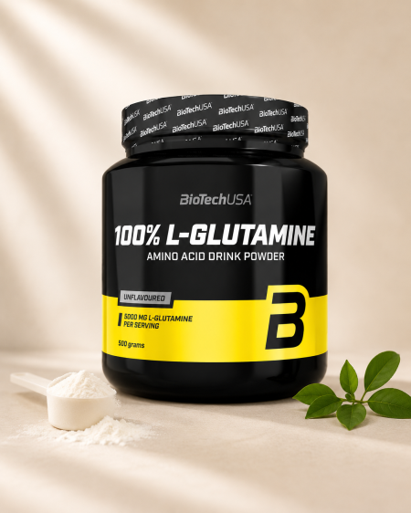 جلوتامين L-Glutamine نقي 100% من BioTechUSA – 240جم
