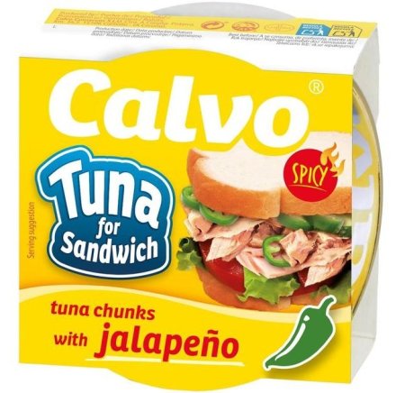 تونا Calvo مع الهالبينو للساندويتش