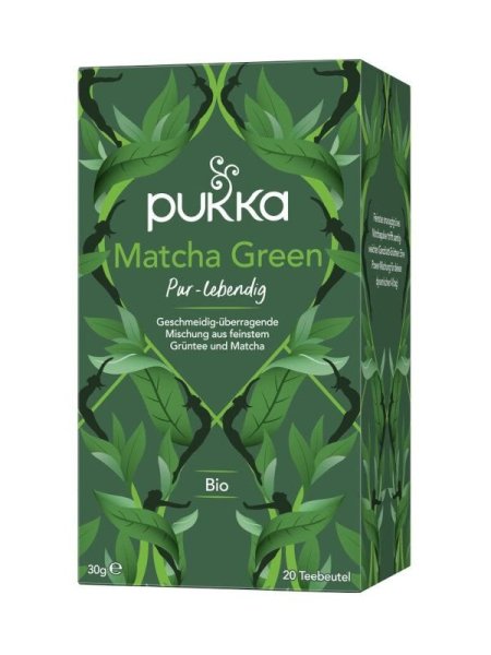 شاي ماتشا أخضر عضوي PUKKA