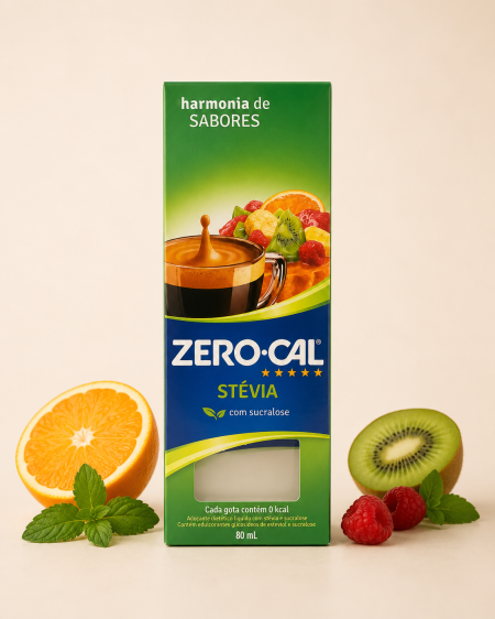 محلي مائدة سائل ستيفيا مع سكرالوز Zero.Cal 80ml