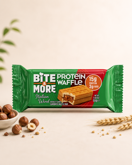 وافل بروتين 15غم بروتين Protein Waffle بنكهة التيراميسو