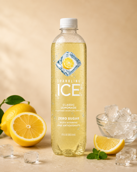 مياه غازية بنكهة الليمون بدون سكر502.8 مل من Sparkling ICE