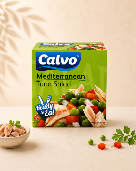 تونا Calvo سلطة البحر الابيض المتوسط