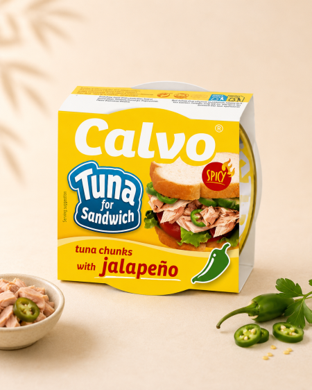 تونا Calvo مع الهالبينو للساندويتش