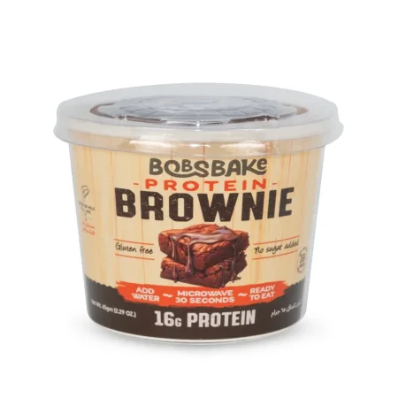 كعكة براوني البروتين بالمايكرويف 16غم بروتين بدون سكر