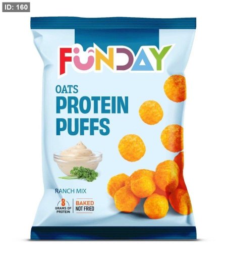 كرات بمبم بالبروتين Funday من الشوفان بنكهة الرنش
