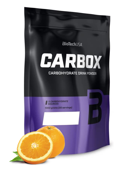 بودرة مشروب كربوهيدرات CARBOX بنكهة البرتقال
