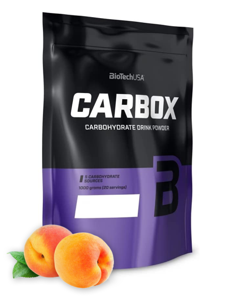بودرة مشروب كربوهيدرات CARBOX بنكهة الخوخ