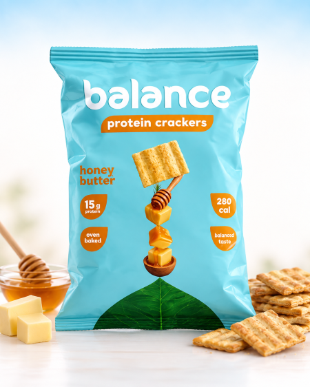 كركرز بروتين بنكهة العسل Balance ١٥غم بروتين