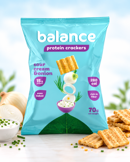كركرز بروتين بنكهة كريمة البصل Balance ١٥غم بروتين