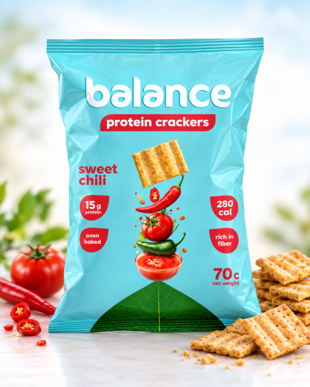 كركرز بروتين بنكهة الفلفل الحلو Balance ١٥غم بروتين
