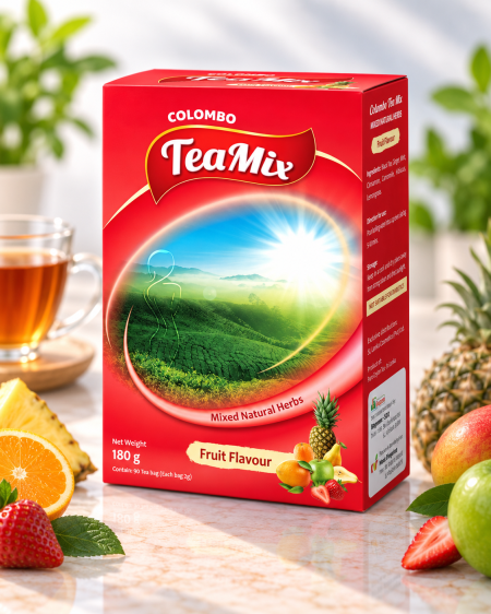 شاي أعشاب طبيعي من TeaMix – نكهة الفواكه – 135 غرام