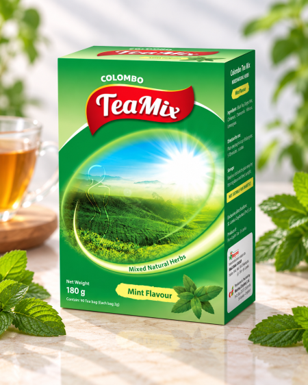 شاي أعشاب طبيعي من TeaMix – نكهة النعناع – 135غرام