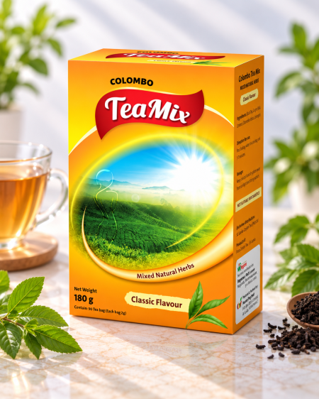شاي أعشاب طبيعي من TeaMix – النكهة الكلاسيكية – 135 غرام