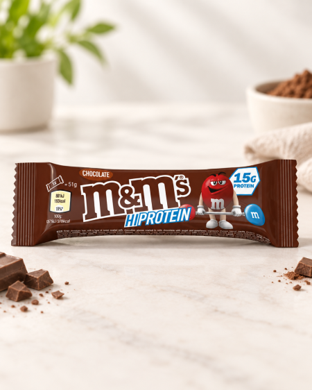 بروتين بار بالشوكولاتة 51 غم 15 غم بروتين من M&M’s