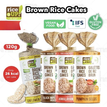 رايس كيك Rice Cake أو كعك الأرز بدون جلوتين 120غم