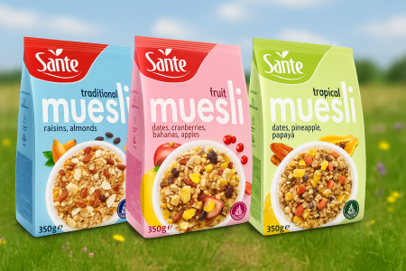 سانتي موسلي بالفواكة والمكسرات 350غم