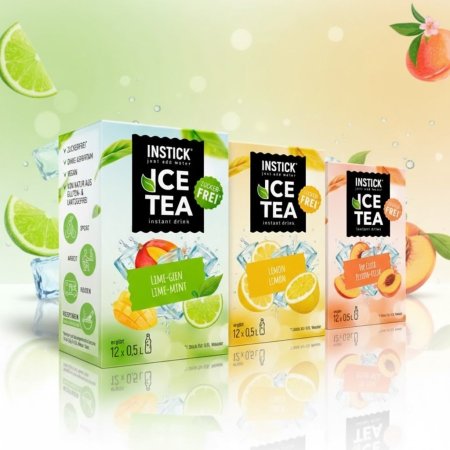 🧊 Instick Ice Tea (شاي مثلج فوري) ايس تي بدون سكر