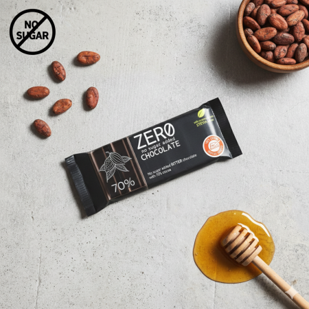 شوكولاتة زيرو ZERO محلى بستيفيا 32غم دارك 70%