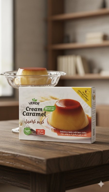 كريم كراميل بدون سكر VERDE