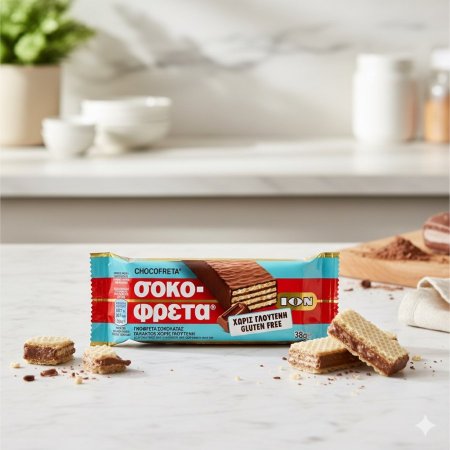 ويفر ION بشوكولاتة الحليب بدون جلوتين