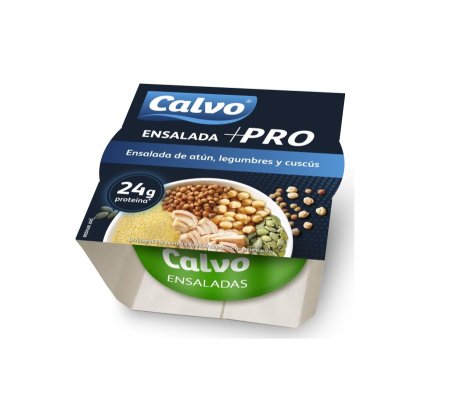 سلطة تونا عالية بالبروتين 24غم بروتين مع بقوليات وكسكس