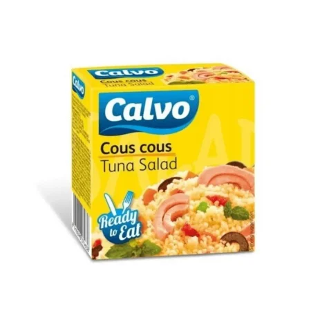 سلطة تونا Calvo مع مزيج الخضروات والكسكس 150غم