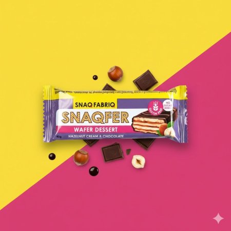 ويفر كلاسيك بدون سكر وبدون جلوتين 45 غم نكهة البندق