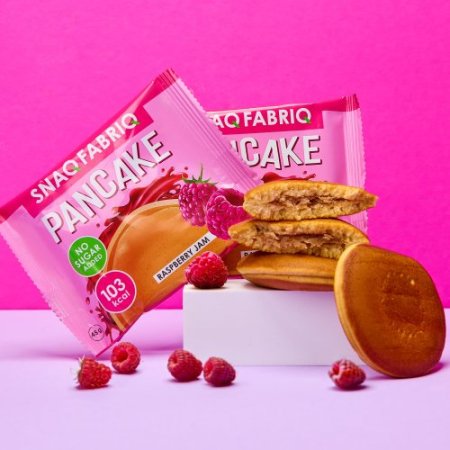 بان كيك بنكهة التوت بدون سكر قليل السعرات