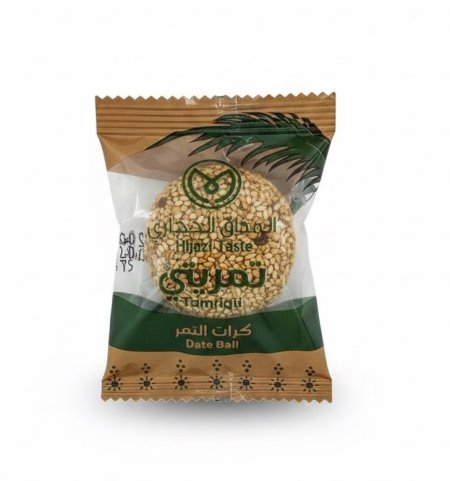 كرات تمر يتي سمسم بالطحينة - 18جم