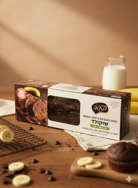 قالب كيك بالكاكاو والشوكولاتة بدون سكر