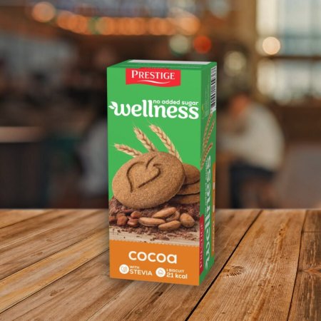 كوكيز wellness بالكاكاو بدون سكر 102 غم